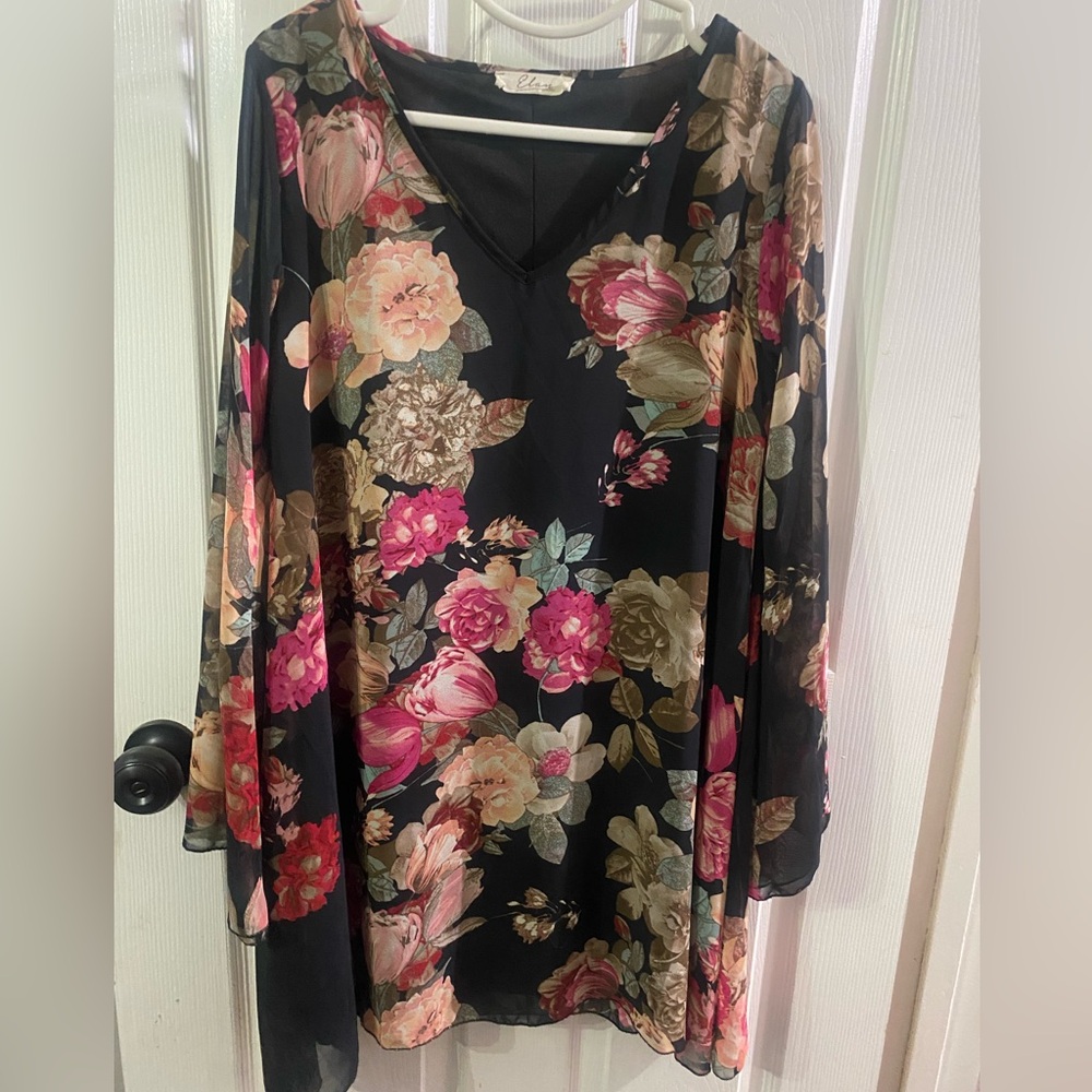 Elan Women’s Small Floral Dress